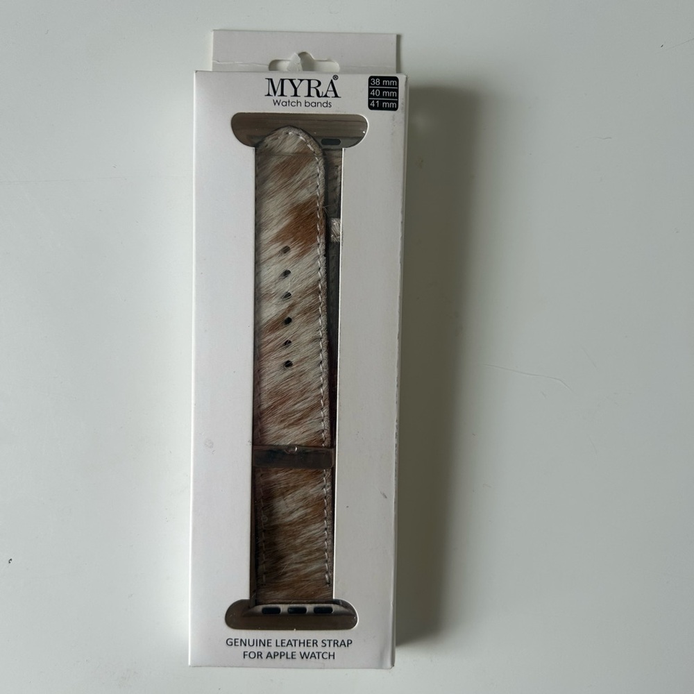 Myra Bag Brown Leather Watch Strap
